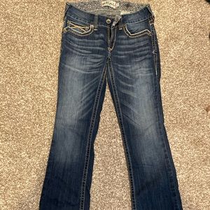 👖Ariat REAL style thick stitch, bootcut jean👖🌻